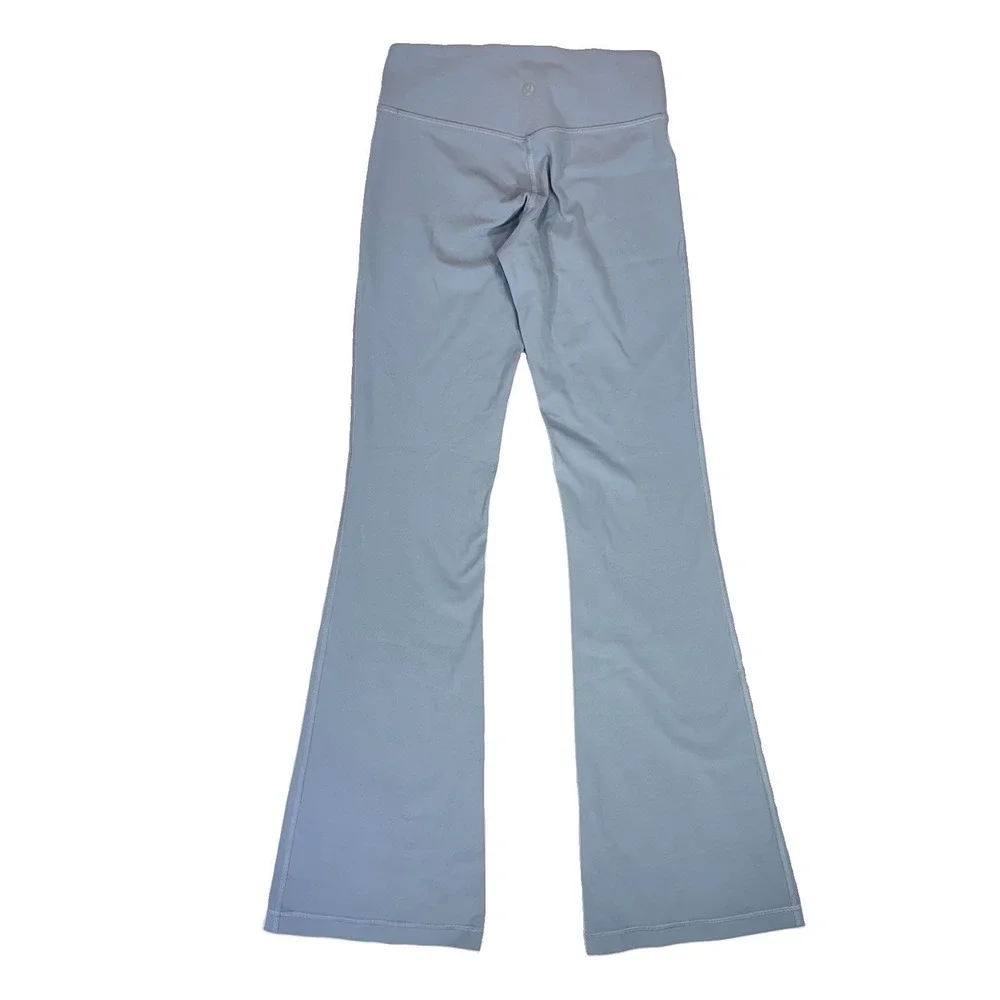 Lululemon Groove High-Rise Flared Pant Nulu Size 4 Blue 32